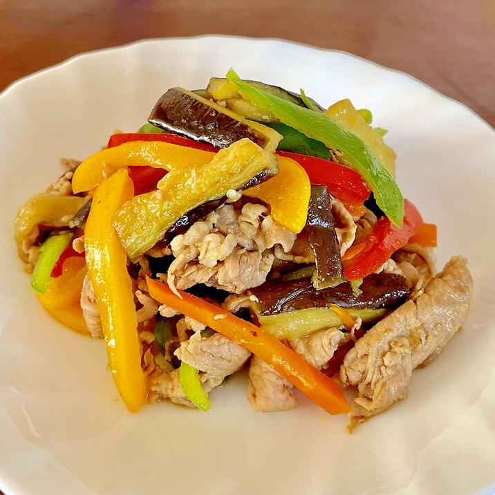 豚肉と野菜のカレー炒め